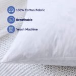 Duck Feather Pillows 4 Pack Hotel Quality (Standard Size) - Luxury Down Pillows - Image 4